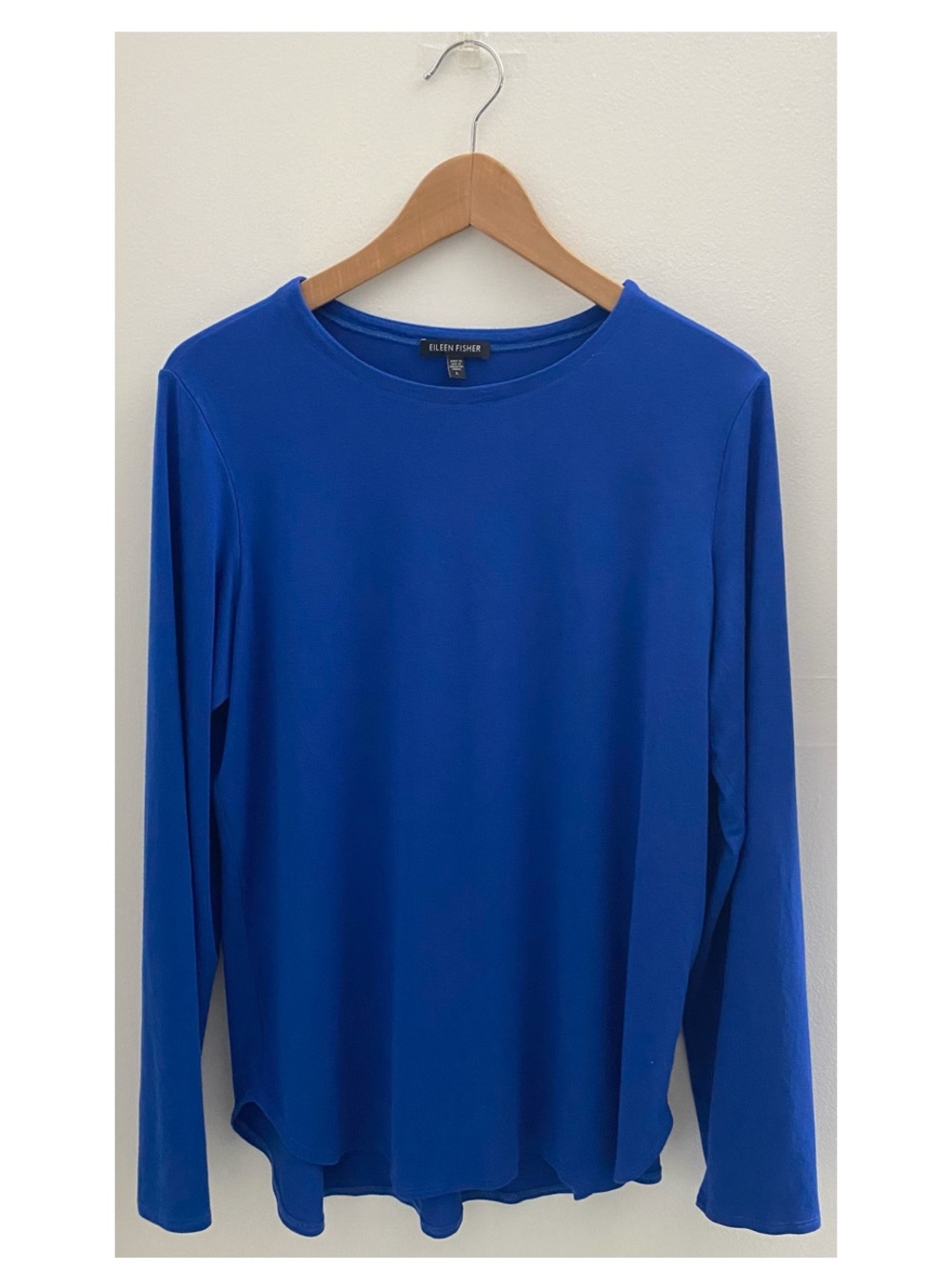 Eileen Fisher Cobalt Blue Long-Sleeve Top Women’s Large